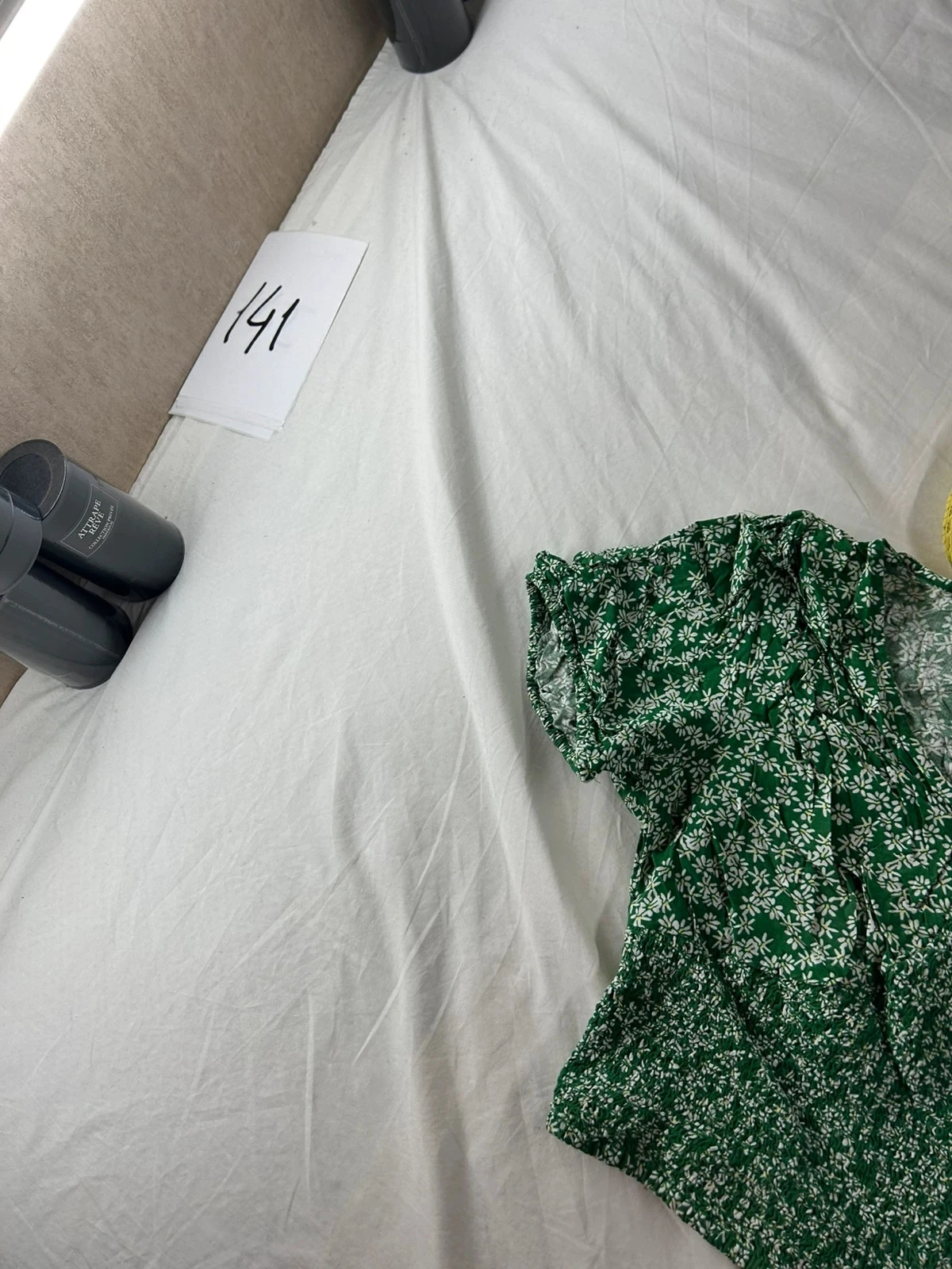 Blouse à manches courtes vert à motifs blanc kiabi – photo 4